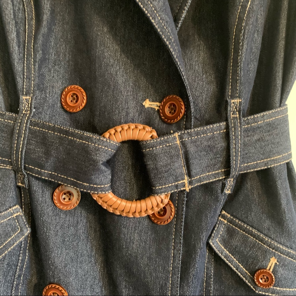 SPENSE denim tench dress size 8 - Picture 8 of 10